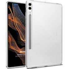 Trendexa Samsung Galaxy Tab S9 Plus X810 ile Uyumlu Transparent Soft Şeffaf Kılıf