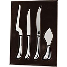 Trendexa 52550 °C91 Living Peynir Bıçağı 4-Parçalı Set, Paslanmaz Çelik 18 x 10 cm