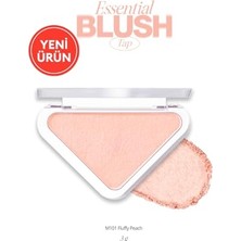 Trendexa Essential Blush Tap M101 Fluffy Peac Katmanlanabilir Yumuşak Dokulu Yarı Mat Allık