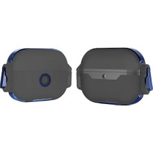 Trendexa Apple Airpods Pro ile Uyumlu Airbag 34 Darbelere Karşı Dayanıklı Kılıf Mavi