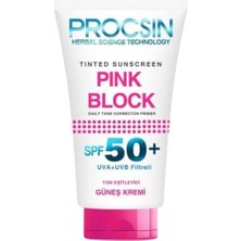 Trendexa Pink Block Aydınlatıcı Güneş Kremi Spf 50+, Leke Karşıtı ve Cilt Tonu Eşitleyici, Yoğun Nemlendirici ve Besleyici 50 ml