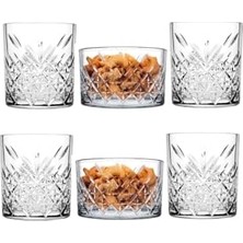 Trendexa Timeless 6 Parça Viski Bardağı ve 2 Adet Çerezlik Takımı 869856985662369AYBABASTORE
