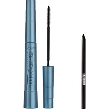Trendexa Telescopic Suya Dayanıklı Maskara Siyah & Tattoo Mini Jel Göz Kalemi Hediyeli