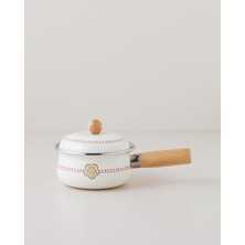 English Home Nostalgic Serenity Emaye Sos Tenceresi 1,1l Beyaz