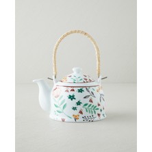 English Home Nostalgic Country Porselen Demlik 800 ml Beyaz