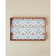 English Home Nostalgic Whispers Tepsi 40X26 cm Bordo