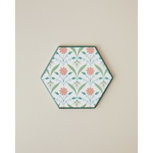 English Home Nostalgic Whispers Seramik Bardak Altlığı 11 cm Mavi