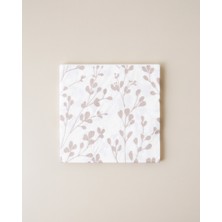English Home Warm Petals 20'li Kağıt Peçete 33X33 cm Bej