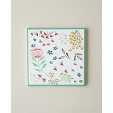 English Home Rustic Flowers Seramik Nihale 16 cm Pembe - Sarı