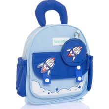 Hellobaby Erkek Bebek Çocuk Çantası Uzay Baskılı