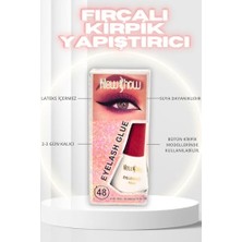 Trendexa Şeffaf 10 ml Suya Dayanıklı Kirpik Yapıştırıcısı, Fırçalı