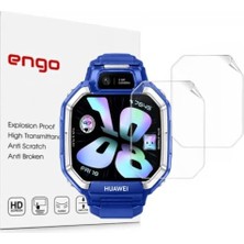 Trendexa Huawei Watch Kids X1 ile Uyumlu Ekran Koruyucu Tpu; Tam Kaplayan Akıllı Saat Koruması 2 Adet, Çizilmeye Dayanıklı Şeffaf Koruma