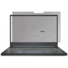 Trendexa Msi WS66 11UKT 15.6 Inç Uyumlu Hayalet Ekran Koruyucu, Anti-Spy Gizlilik, 9h Temperli Nano Kırılmaz Esnek Cam, Parlama Önleyici 16:9