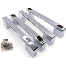 Trendexa 14 Cm-15 Cm-16 cm Uyumlu Duşakabin Cam Kapı Kulpu, 2 Kapılık