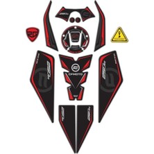 Trendexa Cf Moto 250 Sr Full Sticker Pad Set Siyah Kırmızı