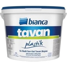 Trendexa Beyaz Tavan Plastik 1 kg Boya, Beyaz