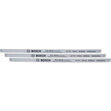 Trendexa Demir Testeresi Bıçakları Precise 150 Mm, 3 Adet (150 Mm; 24 Tpı; Metal, Plastik ve Yumuşak Ahşapta Hassas Kesimler Için Bimetal Sağlam Testere Bıçakları; Sertleştirilmiş Dişler)