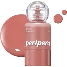 Trendexa Ince Yapılı, Ciltle Bütünleşen, Pigmentli Likit Allık Syrupy Tok Cheek (04 Sunshine Fig)
