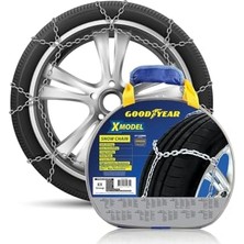 Trendexa Snap-On Ekstra Güçlü Kar Zinciri 8 cm × 3,20 mm