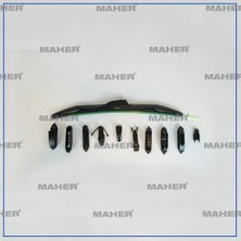 Maher Silecek Süpürgesi Tek Tip Üniversal 11 Aparatlı 17 Hybrıd (430MM)