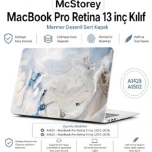 Trendexa MacBook Pro 13 Inç Kılıf A1425 A1502 Uyumlu, Sert Kapak, Çizilmeye Dayanıklı, R-39