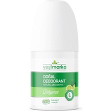 TeknoKapsül Yeşilmarka Doğal Deodorant- Bergamot- Terlemeyi Değil Ter Kokusunu Engelleyin- Çocuk ve Yetişkin Için- Aluminyumsuz- Alkolsüz- Parabensiz- Parfümsüz