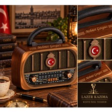 Tuba Kendin Tasarla Nostaljik Radyo Kişiye Özel Tasarım
