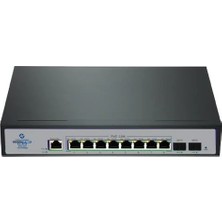 Novacom NVC-HG0802GBM 8 Port+2 Sfp Poe L2 Yönetilebilir Full Giga Swıtch