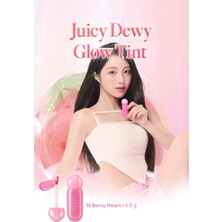 Trendexa Parlak Bitişli ve Hafif Renkli Nemlendirici Etkili Tint Juicy Dewy Glow Tint, 15 Berry Heart