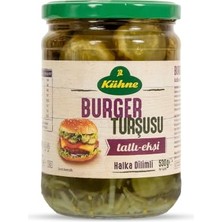 Trendexa Kavanoz, Ring Dilimlenmiş Burger Turşu Dilimleri Tatlı Cam 530 G