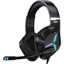 Trendexa Oyuncu Kulaklık Stereo 7.1 Surround Kablolu Kulaküstü - Blıtz (Siyah)