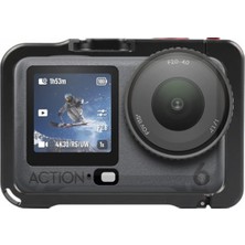 Trendexa Osmo Action 6 Metal Cage; (Djı Osmo Action 6 Uyumlu) Alüminyum Koruyucu Çerçeve, Aksesuar Montaj Destekli