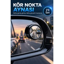 Evgereçlerim Ayarlanabilir Otomobil Yan Dikiz Kör Nokta Aynası Seti Geniş Açı