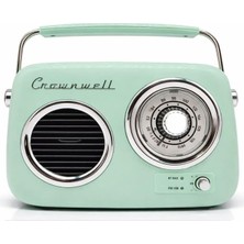 Trendexa Retro Tasarımlı Bluetooth Fm Radyo (Mint Yeşil)