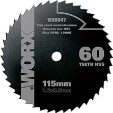 Trendexa WA5047 115X9,5 mm Alüminyum ve Pvc Sac Kesme Daire Testere Bıçağı