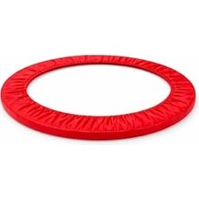 Trendexa 55 Inç 140 cm Trambolinler Için Kırmızı Yay Koruma Örtüsü, Tek Ebat