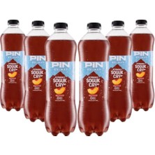 Trendexa Pin Drinks Vitaminli Soğuk Çay Şeftali 1 L x 6