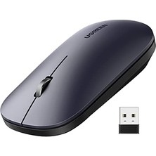 Trendexa Kablosuz Fare, 2,4 Ghz USB Bağlantısı, Maks. 4000 Dpı, 18 Ay Pil Ömrü, Pc, Mac, Dizüstü Bilgisayar, Windows 11,10,8.1,7, Macos ve Linux Uyumlu, Siyah
