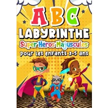 Trendexa Labyrinthe Abc Super Héros Majuscules En Couleurs 3-5 Ans: Parfait Pour Les Enfants En Âge Préscolaire