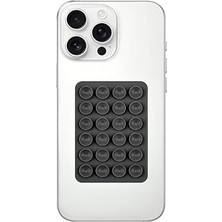 Trendexa Gri Çift Taraflı Silikon Vantuzlu Telefon Tutucu, Araç, Mutfak, Ayna ve Duvar Için