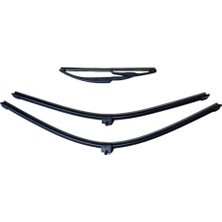 Trendexa Ön ve Arka Cam Silecekleri, Renault Scenic ile Uyumlu, 2003-2005
