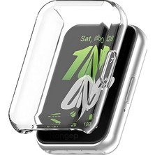 Trendexa Kılıf, [soft-Case] Samsung Galaxy Fit 3 Için 360° Kasa Koruyucu Yumuşak Tpu Dokunma ve Netliği Etkilemeyen Galaxy Fit3 Koruyucu Darbelere Karşı Samsung Fit 3 Ekran Koruyuculu Kılıf (Şeffaf)