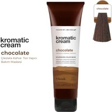 Trendexa Kromatic Cream Chocolate Vegan ve Silikonsuz, Organik Aloe Vera ve Hindistan Cevizi Yağı ile Saç Maskesi 150 ml
