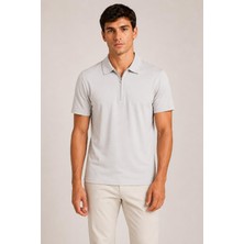 Alexander Gardi Ultra Yumuşak Dokulu Kısa Kollu Fermuarlı Polo Yaka T-Shirt