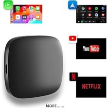 Trendexa Wireless Carplay Android Araba 4 Çekirdekli Full Hd 1080P Wifi 2.4/5g 2GB/32GB