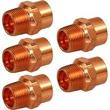 Trendexa DDNA0034-5 Erkek Adaptör, Mıp Bağlantıları, Bağlantı Ter X, 3/4, Bakır