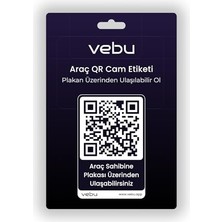 Trendexa Araç Qr Kod Cam Etiketi; Dijital Numaratör, Plaka Üzerinden Ulaşılabilir Ol