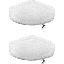 Trendexa Sv Serisi Oval Mop 2'li Mikrofiber Seti, Beyaz