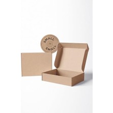 Trendexa Kilitli E-Ticaret Kargo Kutusu Kraft 38X26X7 Cm, 25 Adet