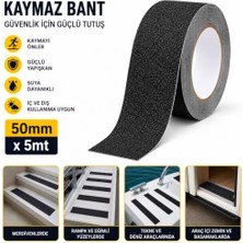Trendexa 50 mm x 5 M Kaymaz Güvenlik Bandı, Suya Dayanıklı